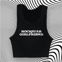 Haut court à imprimé graphique de crâne gothique emo