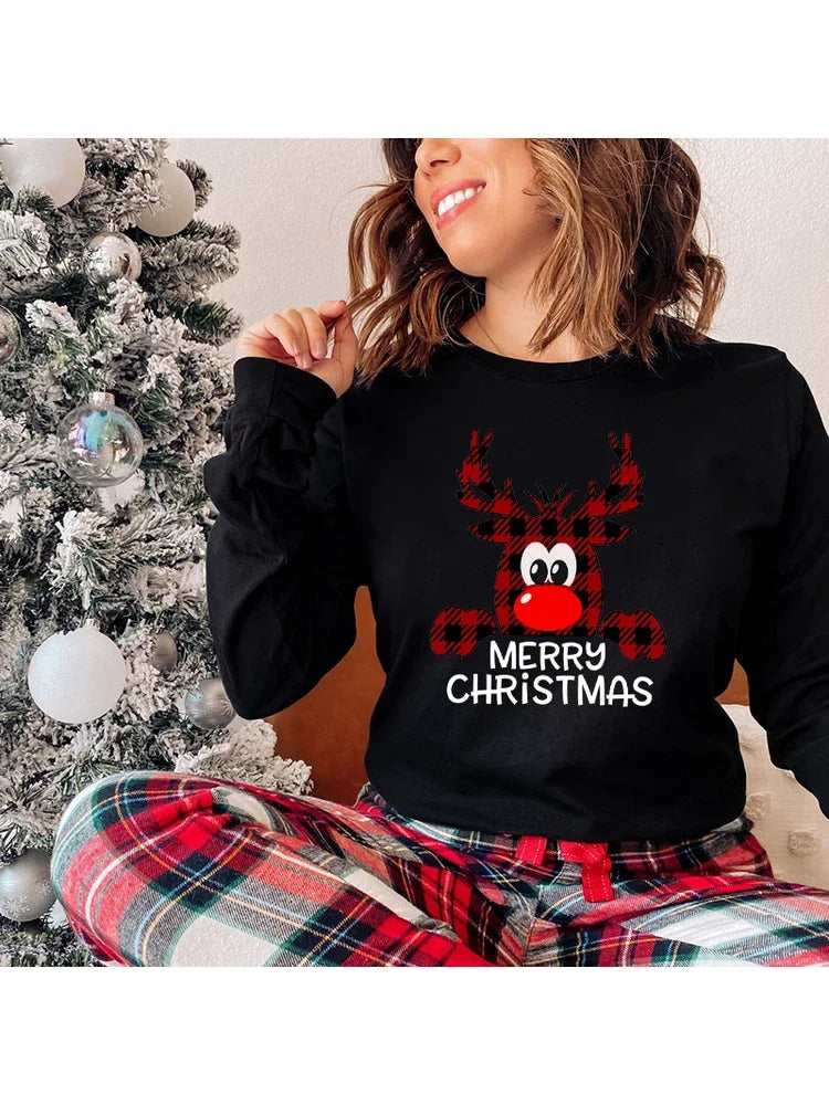 Buffalo Plaid Trees Christmas Hoodie Hoodies-L
