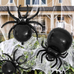 Ballons décoratifs d'Halloween en forme d'araignée géante