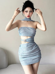 Robe mini à paillettes Mermaidcore