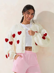 Autumn Sweater 3D Bow Cardigan Cardigan-241208