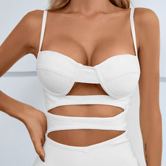 Robe bandage mondaine amincissante en une étape