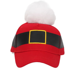 Bonnet de Noël de baseball à pompons