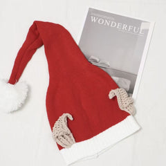 Classic Red Knit Christmas Hat