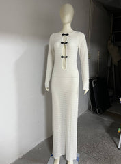 Robe de plage bohème longue dos nu à découpes et fentes, style sirène, style sirène.