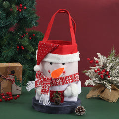 Sac à main en polaire à cordon de serrage, cadeau de Noël en forme de pomme