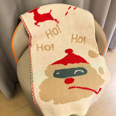 Écharpe de Noël rouge avec bonnet de Père Noël tout doux