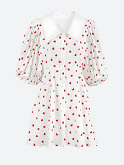 Puff Sleeve Mini Dress