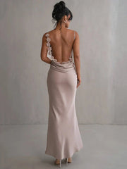Laelia | Satin Maxi Dress