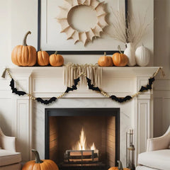 Bannière murale décorative d'automne effrayante pour Halloween