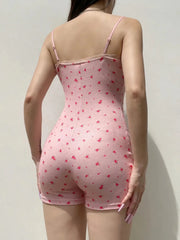 Body Soft Girl à bordure en dentelle florale