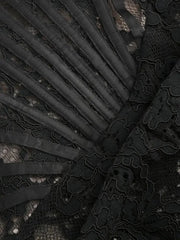 Robe mini bustier en dentelle