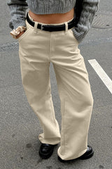 Cotton Loose Vintage Cargo Jeans