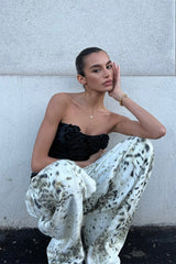 Casual Floor Length Denim Jeans