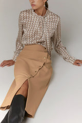 Jupe midi élégante