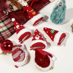 Chapeau de Noël mignon pour enfants, accessoire de cheveux de princesse pour les fêtes
