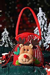 Christmas Creative Knitted Tote Gift Candy Bag