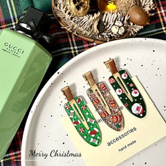 Accessoire pour cheveux de Noël sans couture, style bec de canard