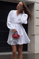 Long Sleeve Fitted Midi Dress