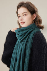 Écharpe de Noël longue et douce en peluche