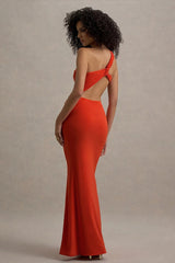 One Shoulder Backless Party Dress