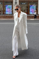 Slim Fit Long Blazer Coat