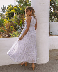 Robe longue Donna ajustable à détails métalliques 