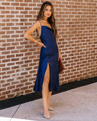 Robe nuisette midi Halsey à imprimé léopard en relief 