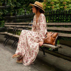 Huntington Floral Boho Maxi Dress - FINAL SALE