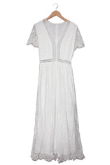 Robe midi en dentelle Away With The Breeze
