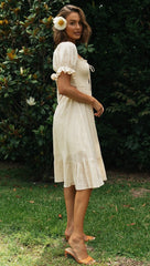 Robe longue brodée à fleurs Scenic Town 