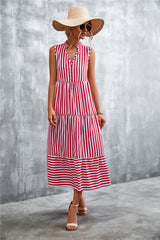 Robe midi tissée brodée en mélange de coton Jax 