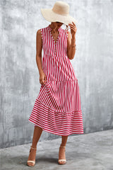 Robe midi tissée brodée en mélange de coton Jax 