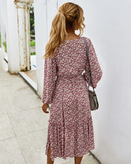 Robe midi fleurie Looking For Love 