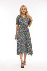 Robe midi fleurie Larsen 
