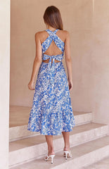 Robe midi fleurie Excursion 