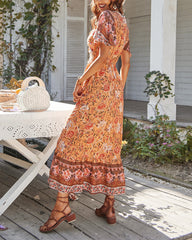 Robe longue fleurie Matilda