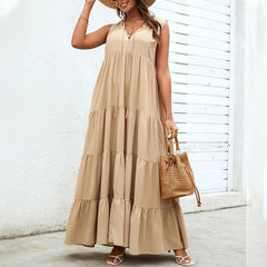 Robe midi à franges et volants Good As Gold 