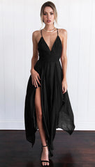 Robe longue Petal Dust - Acier 