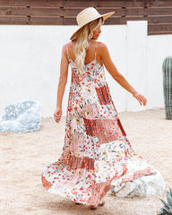 Robe maxi bohème patchwork Beauty In Bloom 