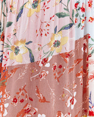Robe maxi bohème patchwork Beauty In Bloom 