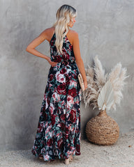 Robe longue dos nu Bloomed 