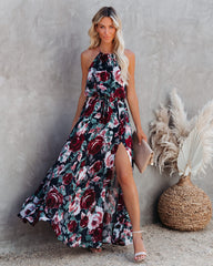 Robe longue dos nu Bloomed 