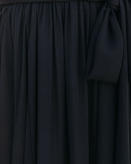 Robe longue sans manches Diana - Noire 